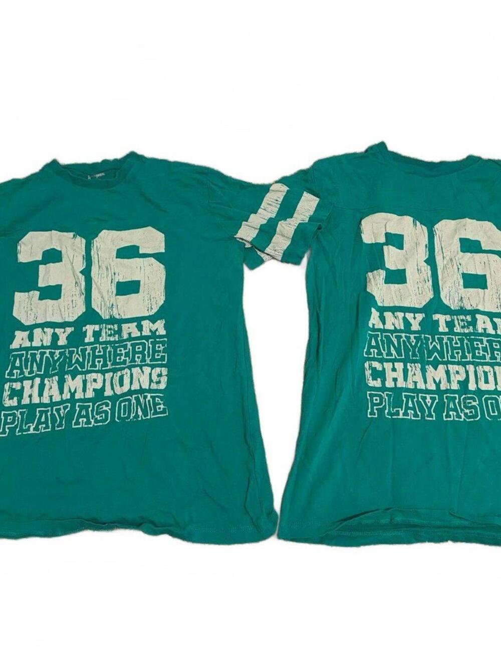 kidpik Boys Green Graphic Champions XXL Lot of 2